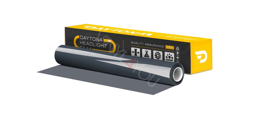 Полиуретан для фар тонирующий DAYTONA S100 антрацит 60 см