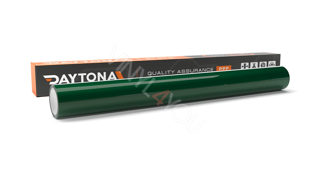 Глянцевая полиуретановая пленка Изумрудно-зеленый Металлик DAYTONA PPF S200 Liquid Metal Agate Green 