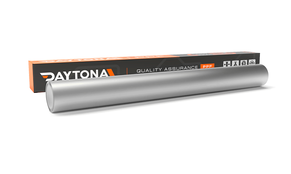 Сатиновая полиуретановая пленка Серебро DAYTONA PPF S200 Satin Liquid Metallic Star Silver