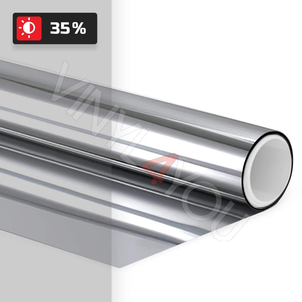 Зеркальная тонировочная пленка SHG SILVER R 35%